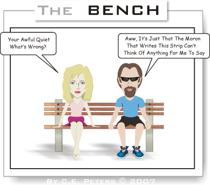 The Bench Web Comic-Nothing Much to Say