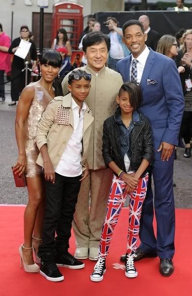 will smith and family 2010. Spotted Out: Will Smith and