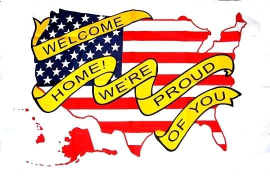 Welcome Home Flag Pictures, Images and Photos