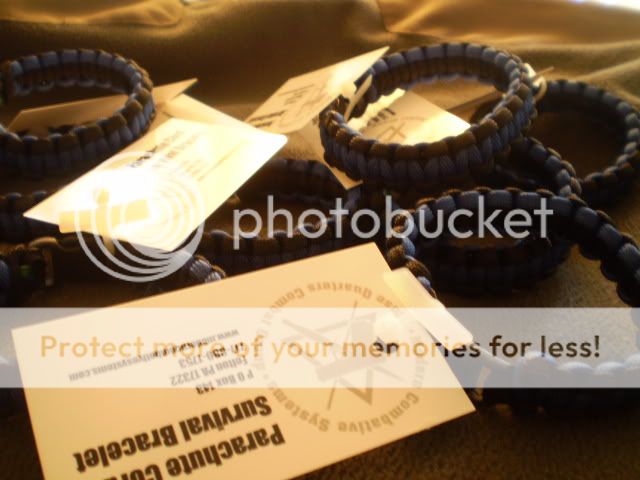 Custom Parachute Cord Bracelets | BladeForums.com