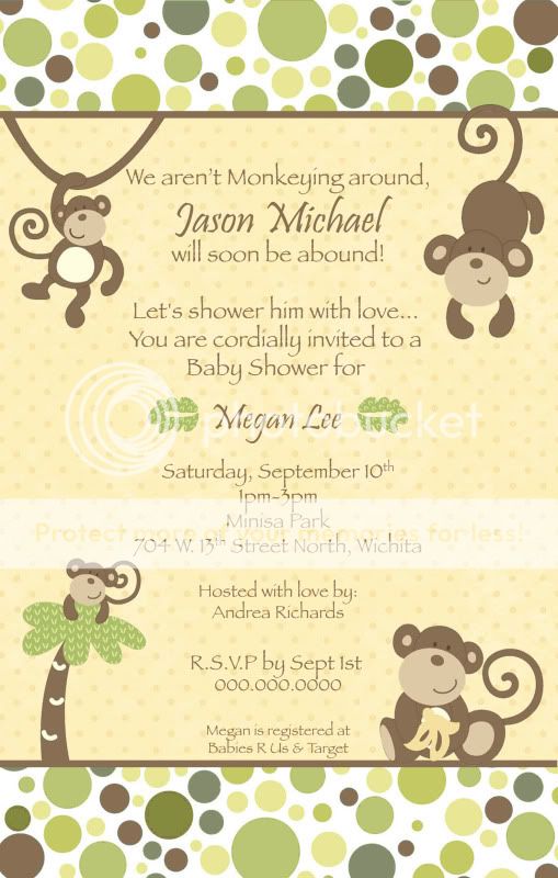   Neutral Digital Baby Shower Invitation   YOU PRINT Boy Girl  