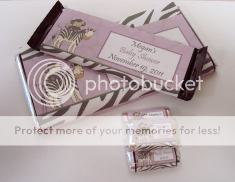  Jacana Baby Shower DIY Hershey Chocolate Candy Bar Wrapper