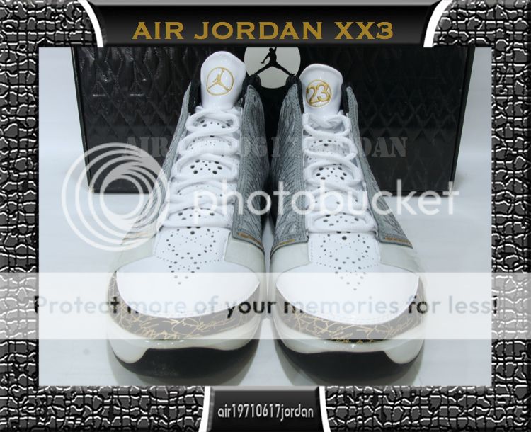 Nike Air Jordan XX3 White Stealth Black Metallic Gold US 11 rare 23 DS 