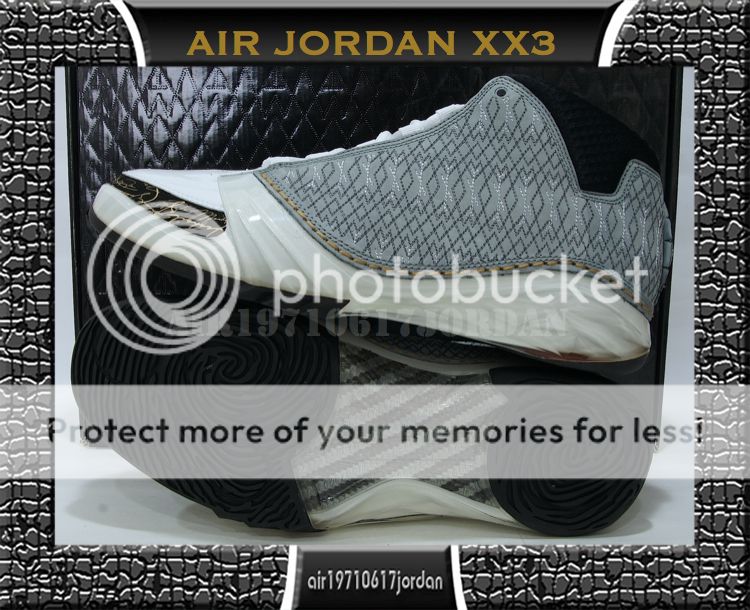 Nike Air Jordan XX3 White Stealth Black Metallic Gold US 11 rare 23 DS 