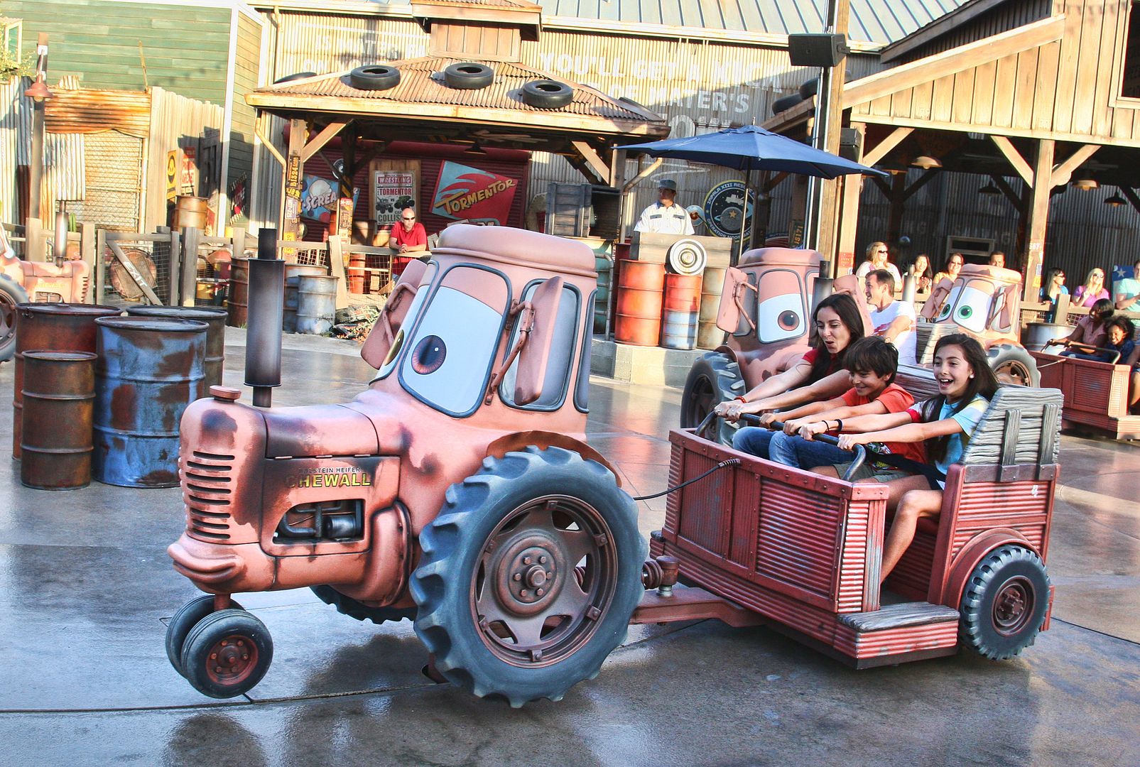 Mater's Junkyard Jamboree ride at Cars Land