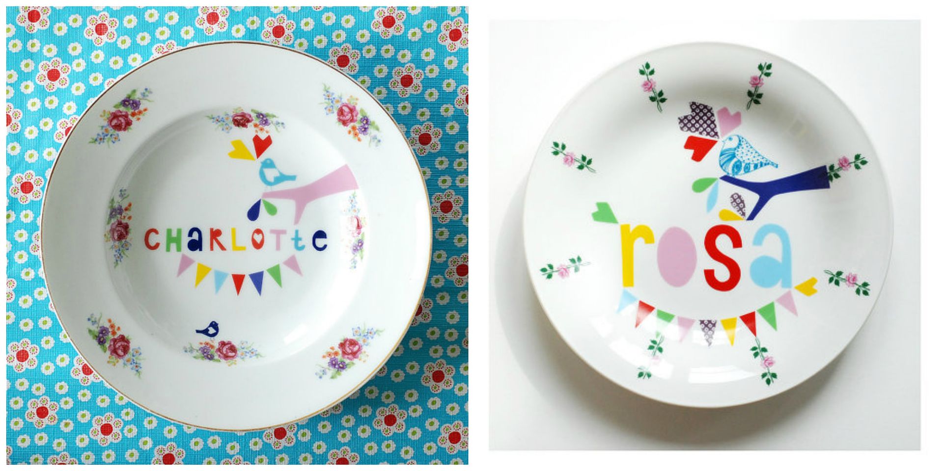 Ninainvorm personalized vintage plates | Cool Mom Picks