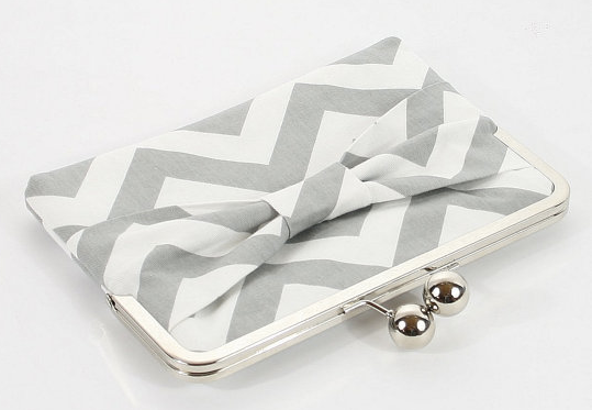 Chevron tech clutch | ModDotTextiles