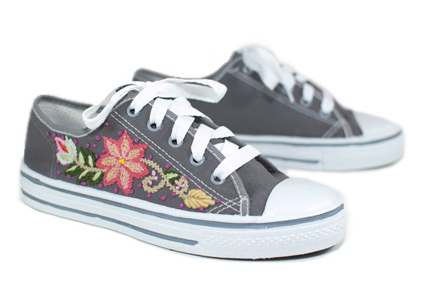 Fair Trade embroidered shoes at Cool Mom Picks