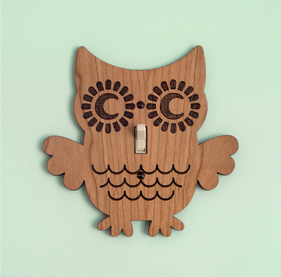 Owl lightswitch cover | Cool Mom Picks