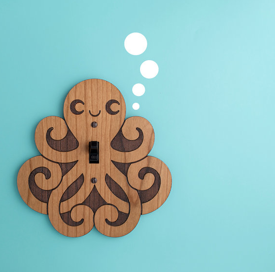 Octopus switchplate | Cool Mom Picks