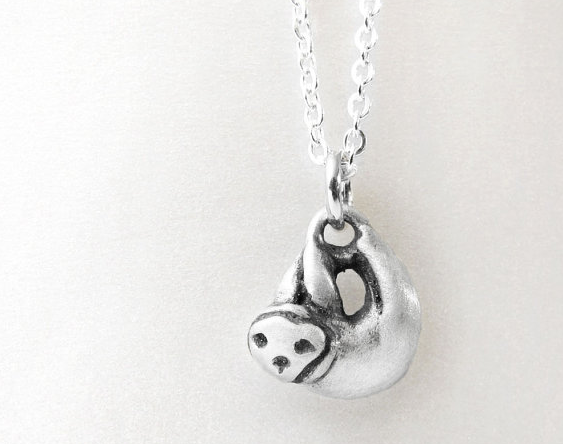 Sloth necklace on Cool Mom Picks