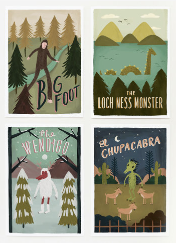 Monster postcards | Cool Mom Picks