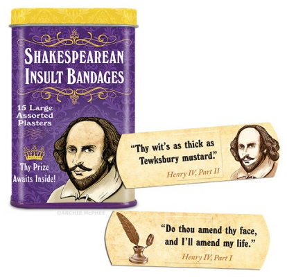 Shakespearean insult bandages | Cool Mom Picks