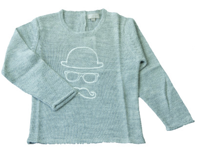 Blue Carrot Boutique mustache sweater | Cool Mom Picks