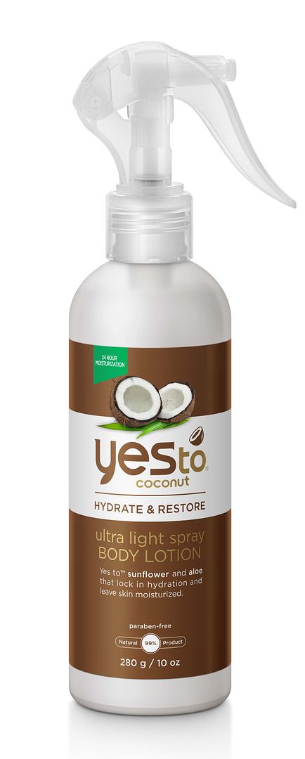 Yes to Coconut Body Spray Lotion review | Cool Mom PIcks