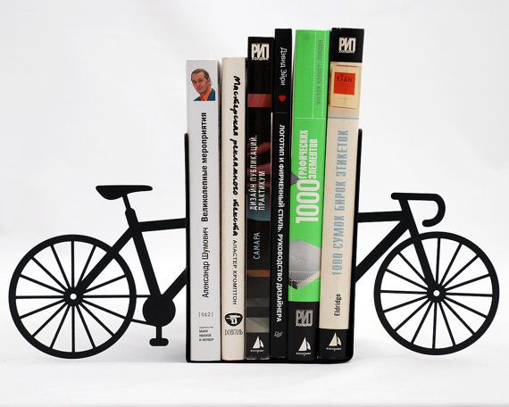 Bicycle book ends | Cool Mom Picks