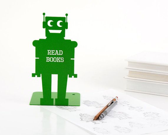 Robot bookend | Cool Mom Picks