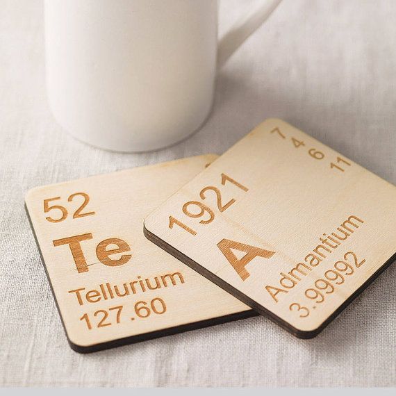 Chemical coasters for science geeks | Cool Mom Picks