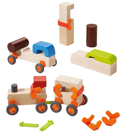 Wooden cars and trains from HABA