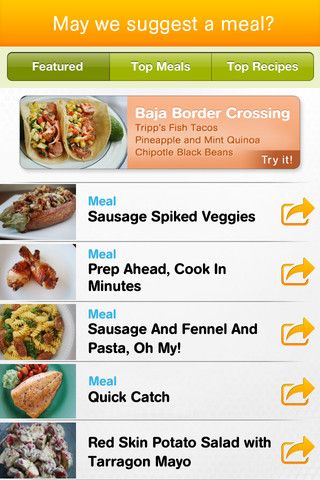 Cooking Planit recipe app