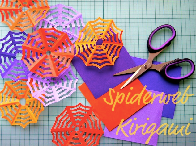 DIY Spiderweb Halloween craft tutorial