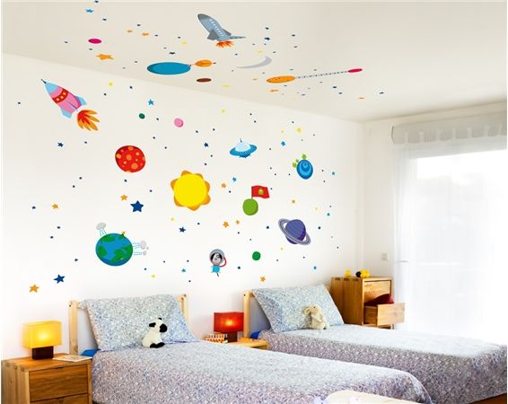 Space wall decals | Bumoon