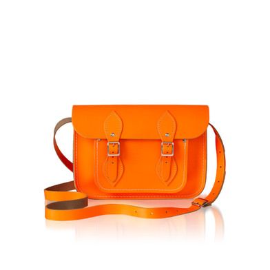 Tangerine Cambridge satchel