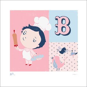 Kids' alphabet prints by Boo and You
