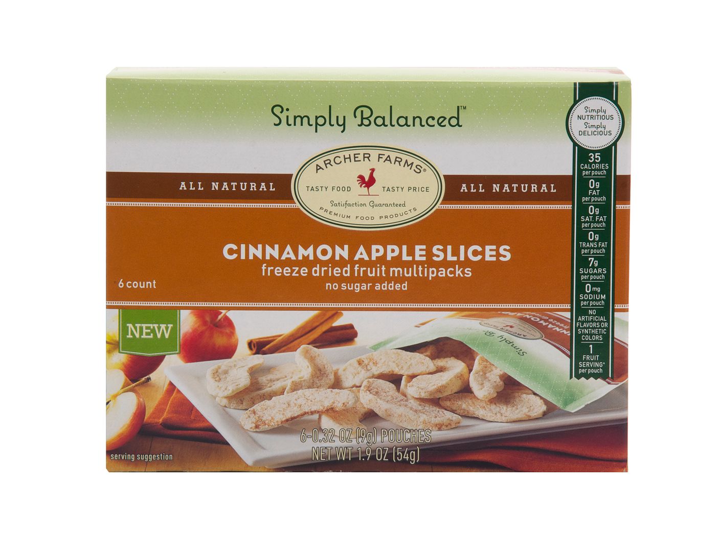 Archer Farms freeze dried Cinnamon Apple Slices