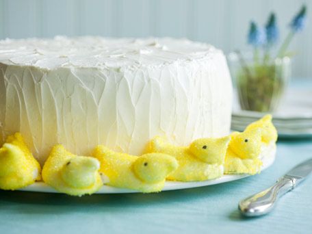 Buttery Layered Easter Cake with Lemon Curd at Cool Mom Picks