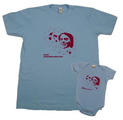Father's Day gifts for geeks: Carl Sagan Daddy and Me shirt set