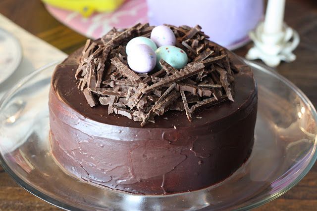 Chocolate Easter Egg cake at Cool Mom Picks