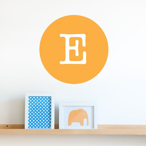 Kids' initial wall decal | 41 Orchard