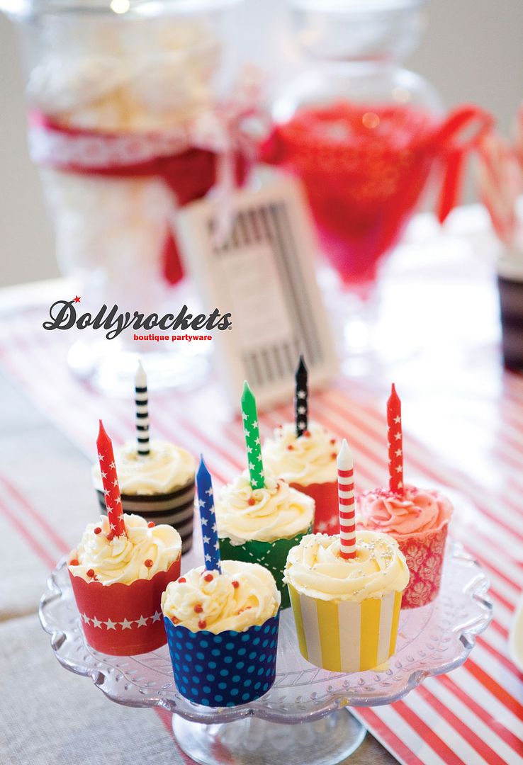 Cupcake decorations from Dollyrockets