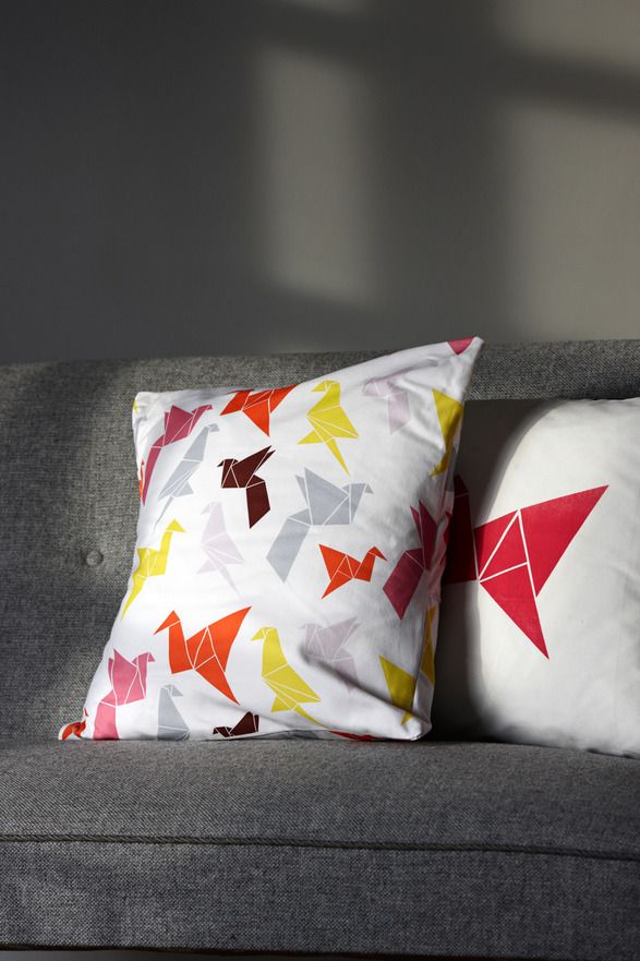 Origami pillows