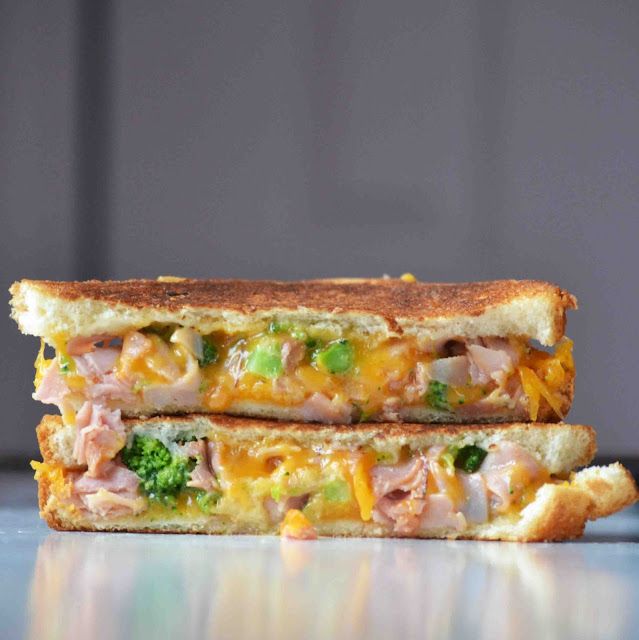 Ham and Broccoli Grilled Cheese on Cool Mom Picks