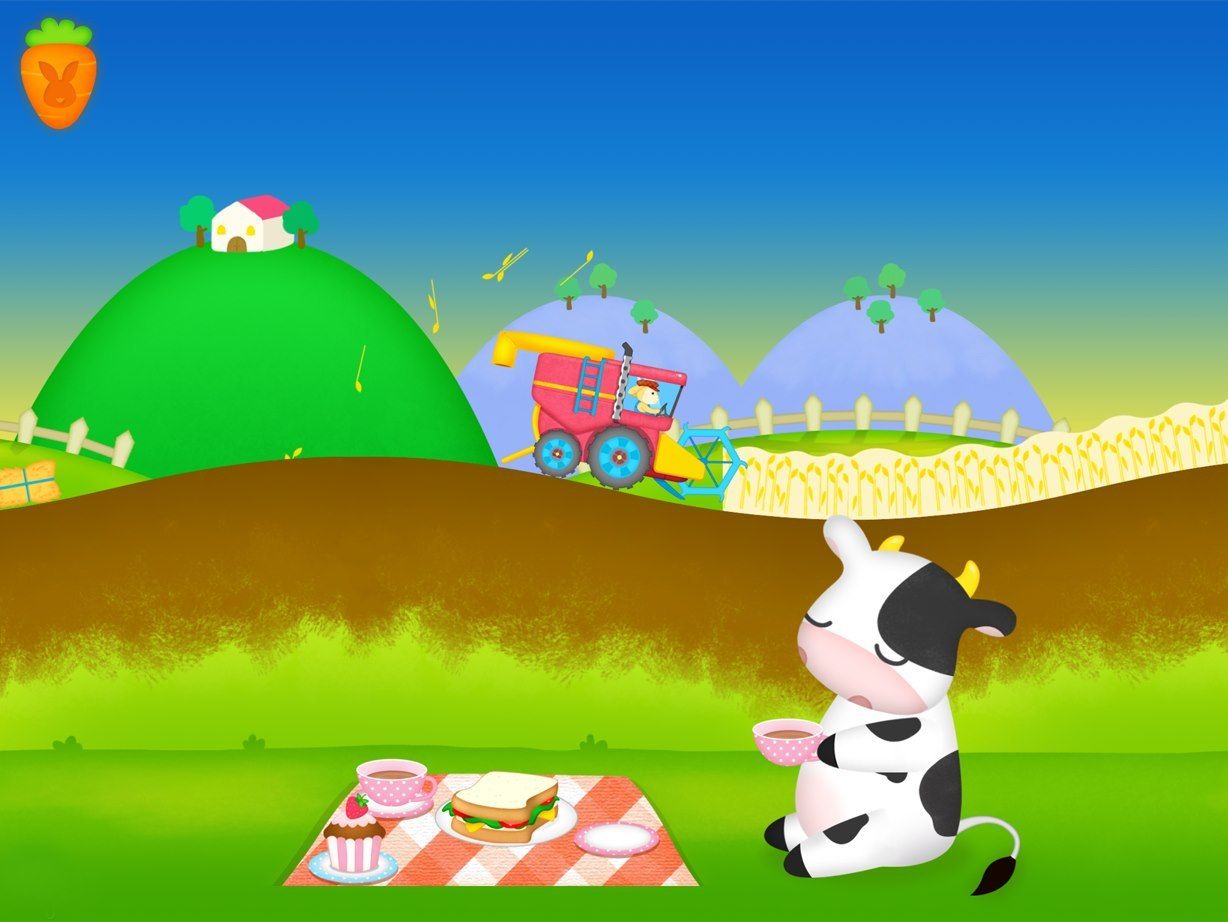 Happy Little Farmer iPad app for kids