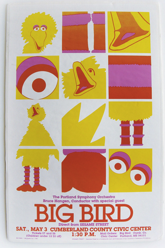 Vintage Big Bird and the Orchestra poster