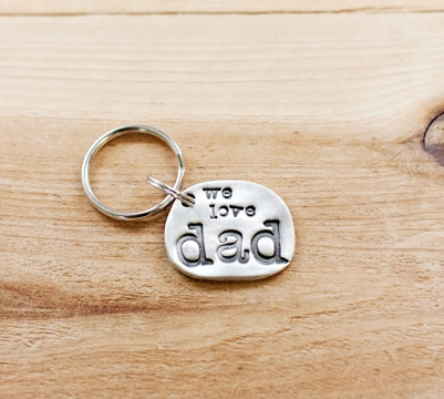 Father's Day gift idea: personalized keychain