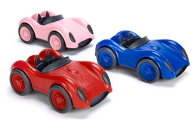 Green Toys race cars