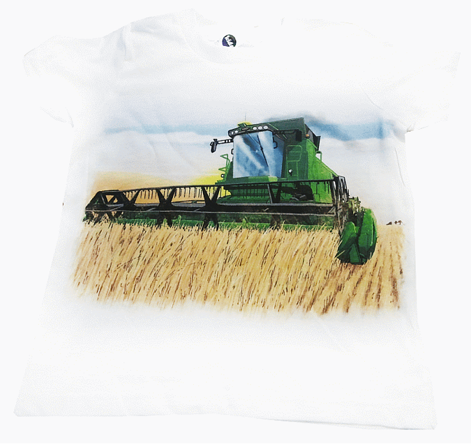 Shirts That Go Combine Harvester Shirt