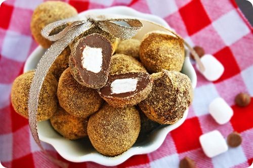 s'mores truffles recipe