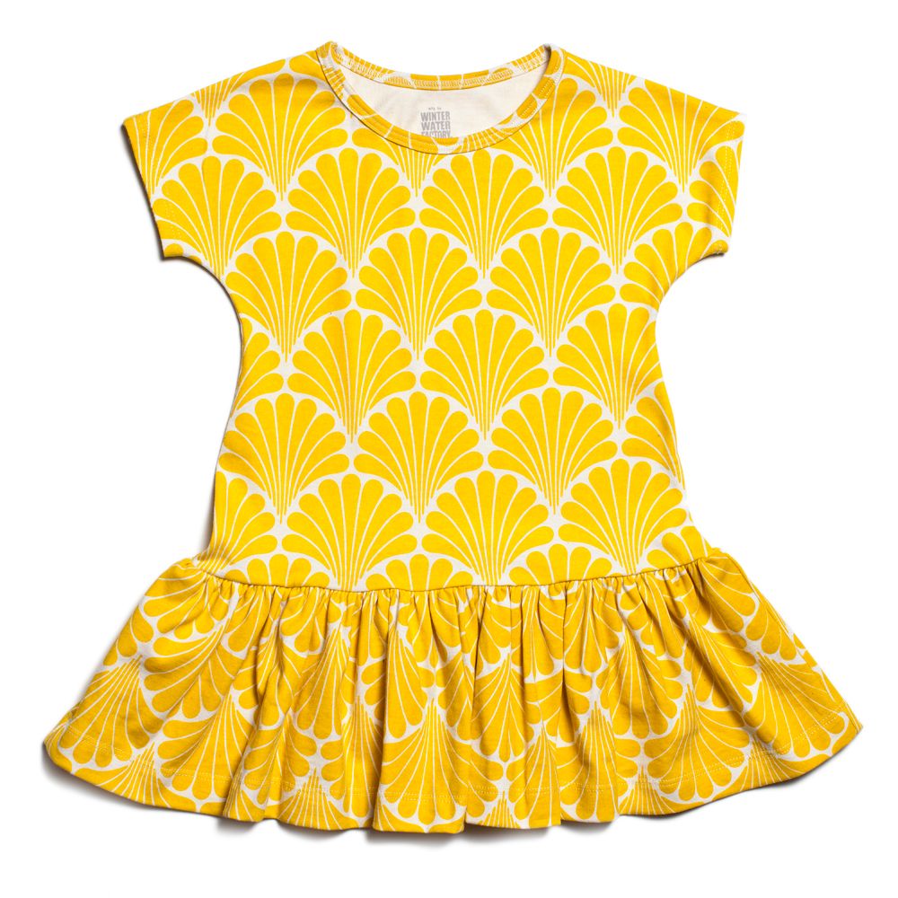 Girls' yellow dress | Winter Water Factory