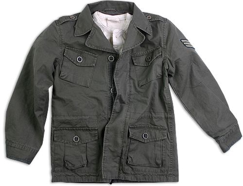 Boys' military-style field jacket | Red 21 Boys