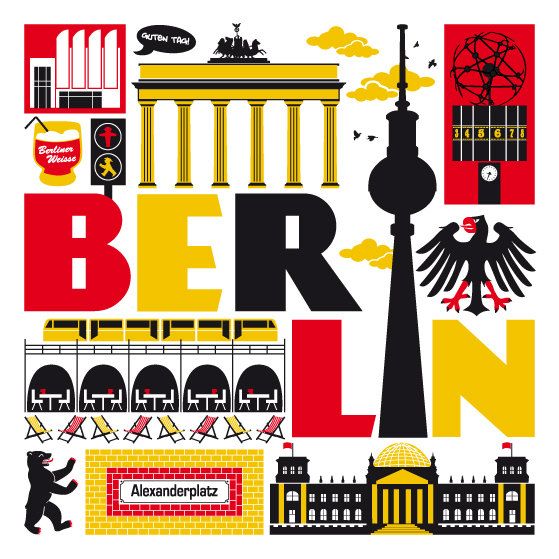Berlin art print from Taylors Type