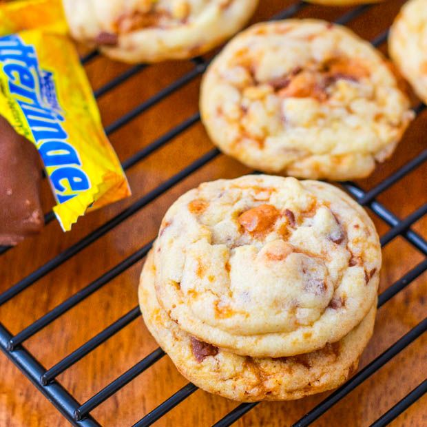 Leftover candy recipes: Butterfinger cookies