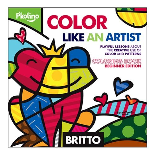 Romero Britto coloring book