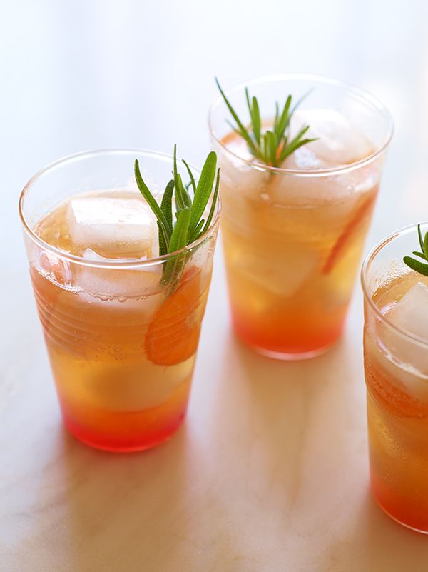 New Year's Eve mocktail: Cranberry Tangerine Rosemary Cream Soda