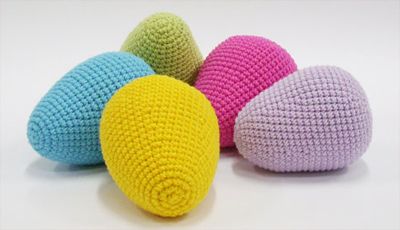 Crocheted Easter Eggs for Baby on Cool Mom Picks