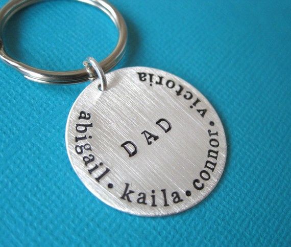 Father's Day gift idea: personalized keychain